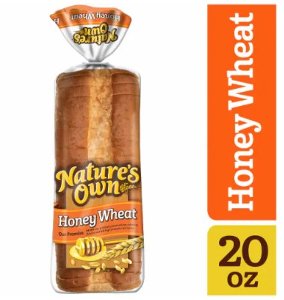 Save $1.00 on any (1) Nature's Own Honey Wheat Bread 20 oz PICKUP OR DELIVERY ONLY