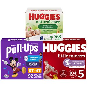 Save 20% on Select Huggies Diapers, Huggies Wipes or Pull-Ups PICKUP OR DELIVERY ONLY