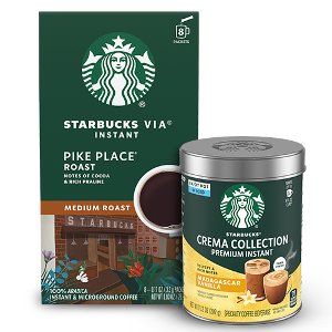 Save 20% on Starbucks Instant- VIA, Crema Collection, & Premium Instant. PICKUP OR DELIVERY ONLY