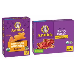 Save $1.00 on Annie's Bunny Crackers or Fruit Snacks