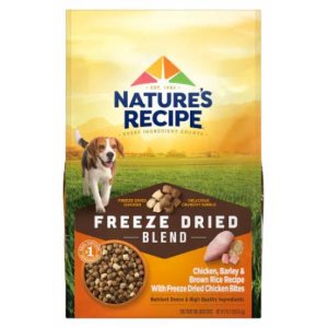 Save $7.00 on Nature's Recipe Freeze Dried Blend Dry Dog Food