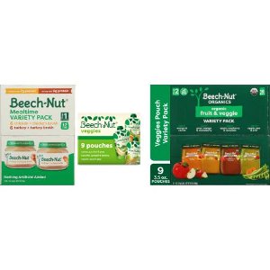 Save $1.50 on Beech Nut Jar or Pouch Variety Packs