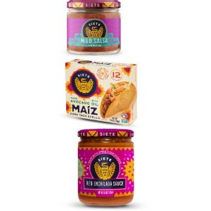 Save $1.00 on Siete Salsa, Beans, Shells, or Sauces
