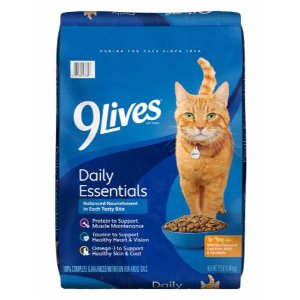 Save $2.00 on 9Lives Dry Cat Food