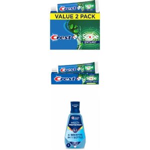 Save $1.00 on Crest Toothpaste or Mouthwash