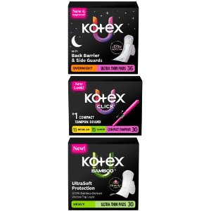 Save $1.50 on Kotex Tampons or Pads