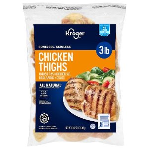 Save $1.00 on Kro Boneless Chicken Thighs