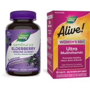 Save $1.50 on Nature's Way Sambucus, Alive!, Umcka, Herbs, Vitamins and Minerals