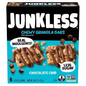 Save $1.00 on JUNKLESS Chewy Granola Bars