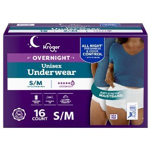 $7.49 Kroger Adult Underwear