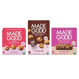 Save $0.75 MadeGood Cookies, Bites or Bars