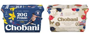$2.49 Chobani Greek or Protein Yogurt