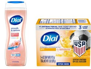 $2.99 Dial Body Wash or Bar Soap