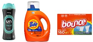 $4.99 Tide, Downy or Bounce