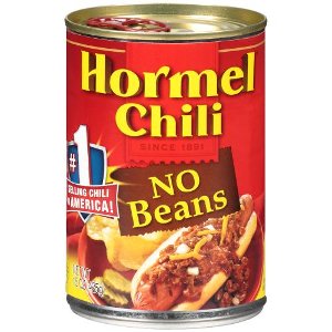 Save $0.60 on Hormel Chili No Beans