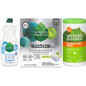 Save $1.00 on Seventh Dish Wash or Wipes