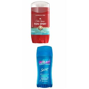 Save $1.00 on Old Spice or Secret Deodorant