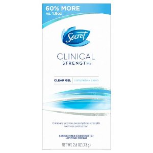 Save $2.00 on Secret or Gillette Clinical Antiperspirant Deodorant