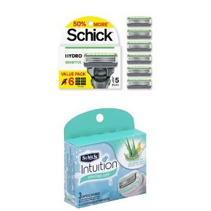 Save $2.00 on Schick Intuition, Hydro, or Hydro Silk Refills