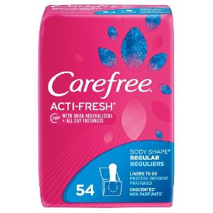 Save $0.50 on Carefree Liners