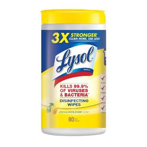 Save $1.00 on Lysol Disinfecting Wipes