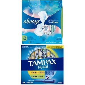 Save $2.00 on Always or Tampax