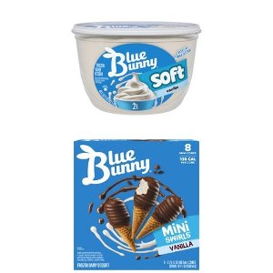 Save $2.00 on Blue Bunny Ice Cream or Mini Cones