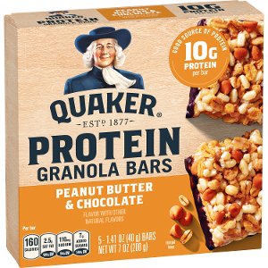 Save $1.00 on Quaker Protein Bars