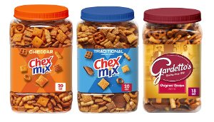 Save 20% on Chex Mix or Gardettos Tubs PICKUP OR DELIVERY ONLY