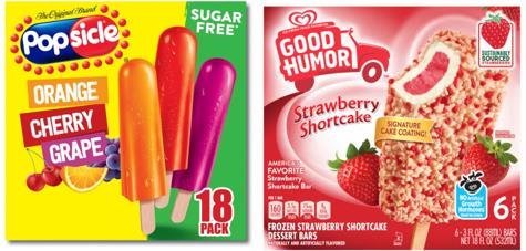 $2.99 Good Humor Bars or Popsicles