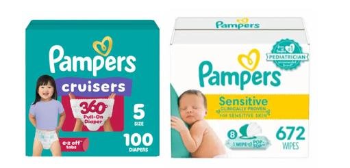 Save $5.00 on Pampers Diaper or Wipes
