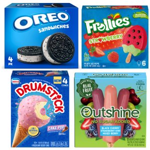 Save $2.00 on Outshine, Drumstick, Oreo Small Ice cream, and Frollies PICKUP OR DELIVERY ONLY