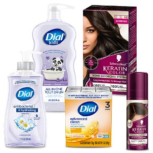 Save 20% on Dial Soap, Keratin Color, got2b Color PICKUP OR DELIVERY ONLY
