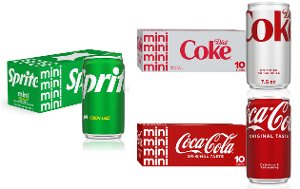 Save $1.50 on Coca Cola Mini Cans (10 pk) PICKUP OR DELIVERY ONLY