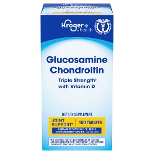 Save $3.00 on Kroger Glucosamine Chondroitin Triple Strength with Vitamin D Tablets