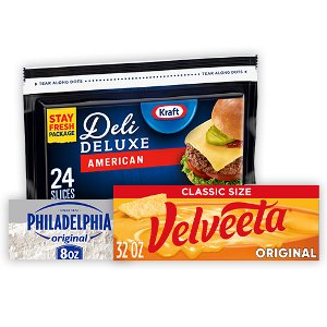 Buy 4, Save $4 on select Kraft Amer Chs, Philadelphia Crm Chs and Velveeta PICKUP OR DELIVERY ONLY