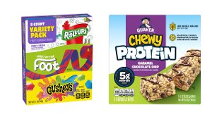 $1.49 Betty Crocker Fruit Snacks or Quaker Bars