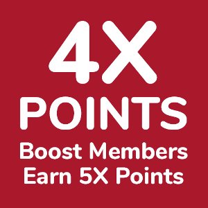 FRI ONLY 4X Points on Purchases on 8/7 excluding Gift Cards. Points will load within 24 hrs