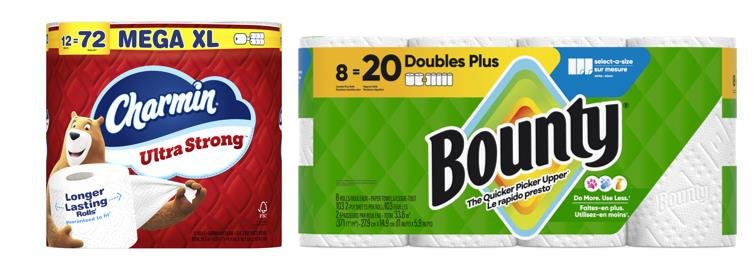 $14.99 Bounty or Charmin