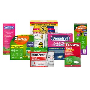 Spend $40 Save $10 on Zyrtec, Benadryl, Zarbee's, Sudafed or Tylenol PICKUP OR DELIVERY ONLY