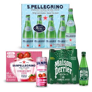 Save 20% On Select S.Pellegrino, Maison Perrier & Essentia Waters PICKUP OR DELIVERY ONLY