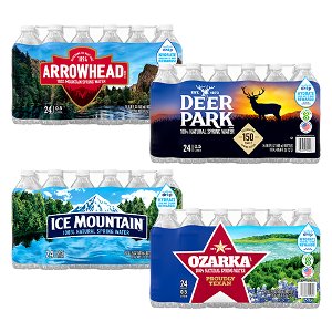 Save $2 on Ice Mountain, Ozarka, Deer Park, or Arrowhead 24pk Bottled Water PICKUP OR DELIVERY ONLY