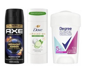 $6.49 Axe, Dove, or Degree