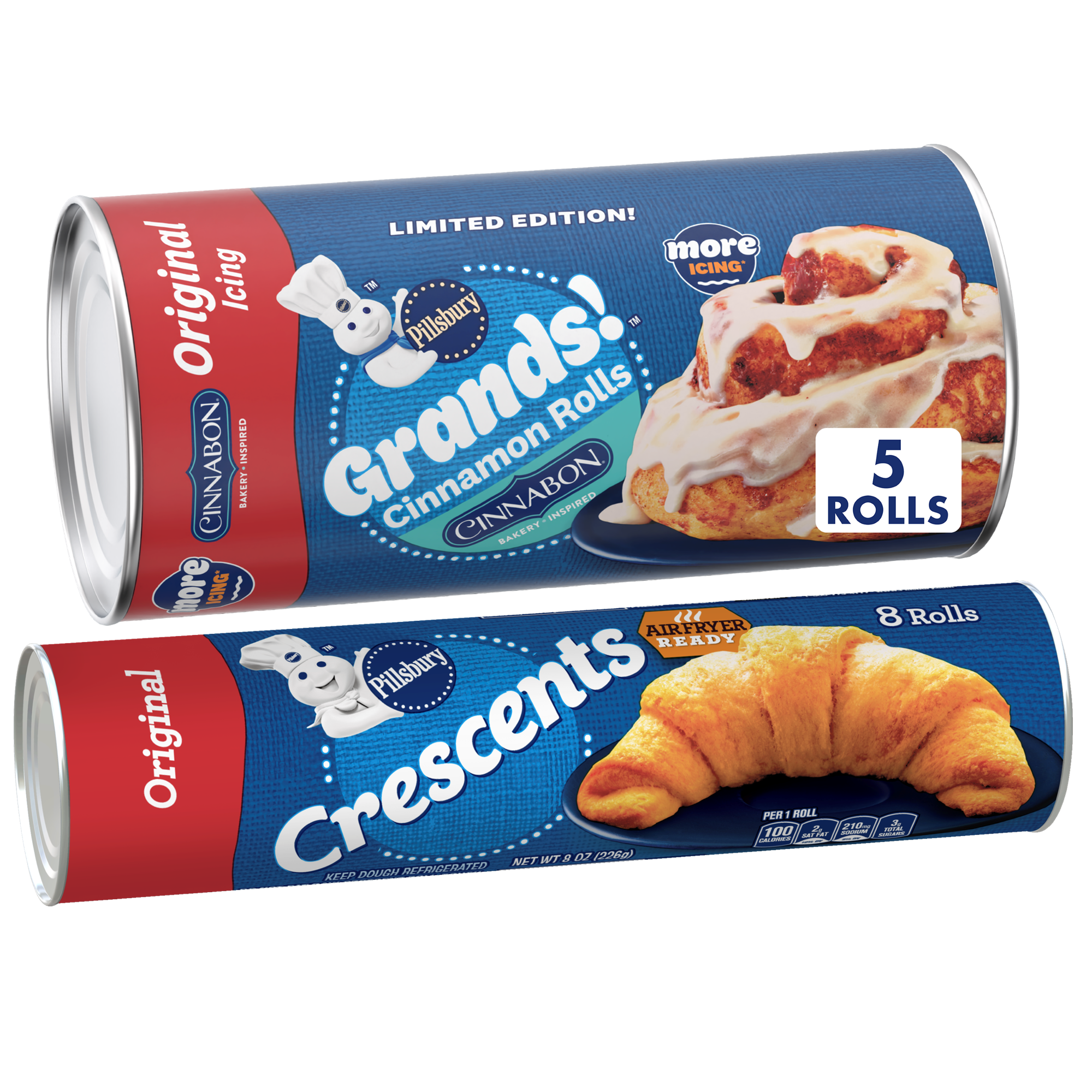 SAVE $1.00 on 2 Pillsbury™ Refrigerated Canned Dough