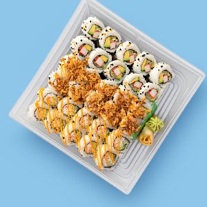 25% off eligible items when you spend $20 + on a Sushi Meal Bundle, select varieties