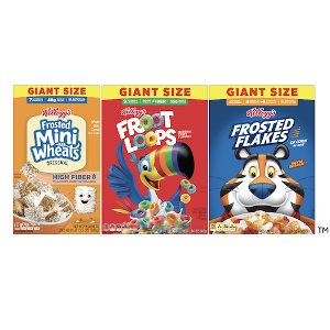 Save $1.50 on 1 Kellogg's Giant Cereal, select varieties PICKUP OR DELIVERY ONLY
