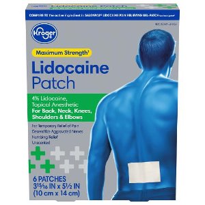 Save $1.00 on Kroger Lidocaine Patches