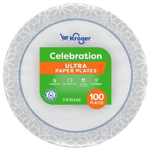 Save $3.00 on Kroger Celebration Ultra Paper Plates