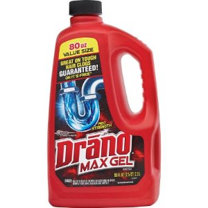 Save $1.50 on Drano Max Gel Clog Remover
