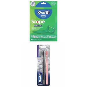 Save $1.00 on Oral B Floss or Tooth Brush